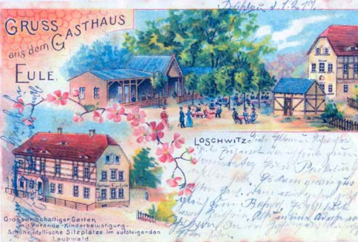 Gasthaus »Zur Eule« mit Biergarten