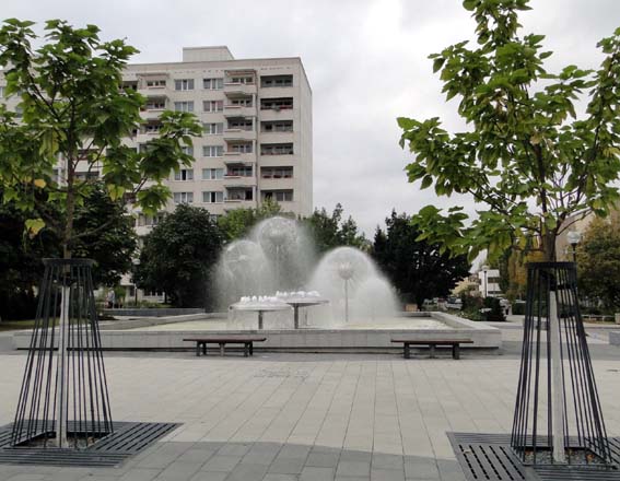 Pusteblumenbrunnen in Prohlis Pusteblumenbrunnen in Prohlis