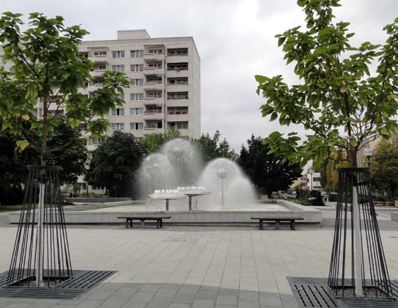 Pusteblumenbrunnen in Prohlis