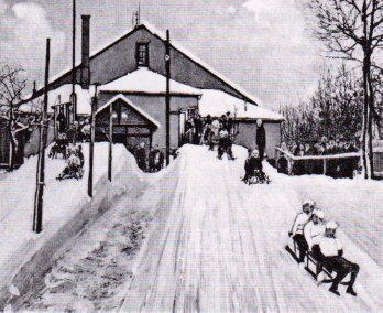 Rodelweg mit Kasse Rodelweg mit Kasse