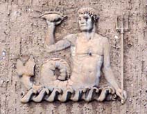 Figurenschmuck am Sachsenbad